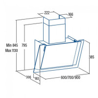 Вытяжка CATA AG6-A600 XGBK