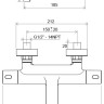 Смеситель Ravak Termo TE 300 023.00/150