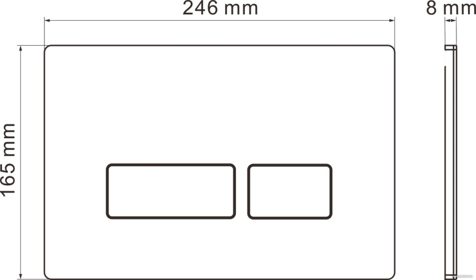 Система инсталляции Roxen StounFix Slim 852222