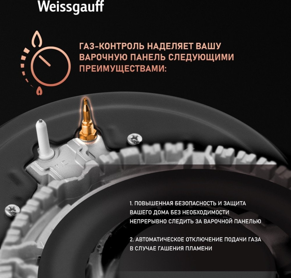 Варочная панель Weissgauff HGG 320 BGL