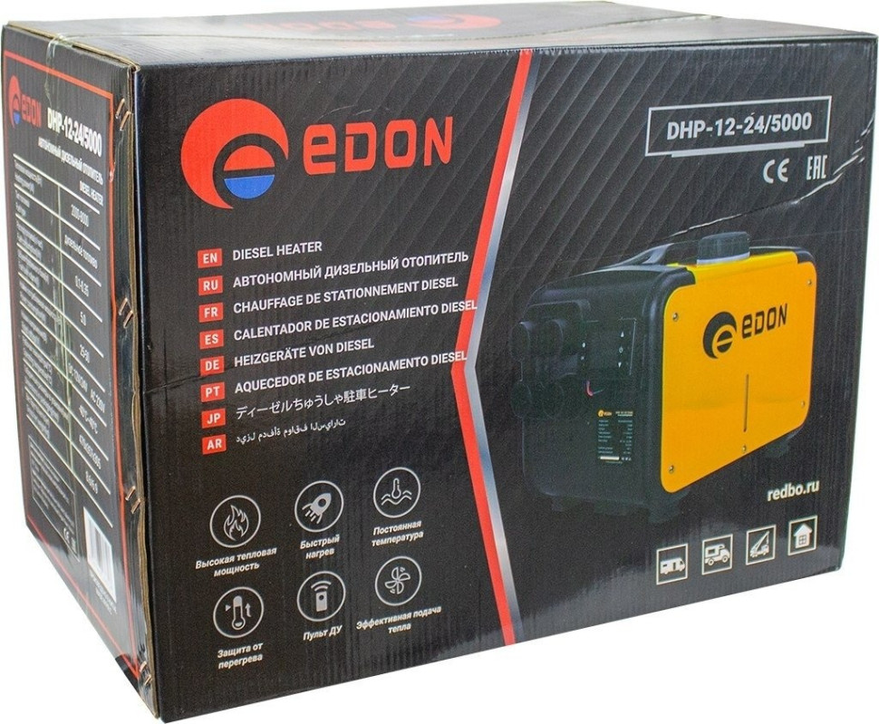 Тепловая пушка Edon DHP-12-24/5000