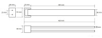 Держатель для полотенца Bemeta Gamma 145804102
