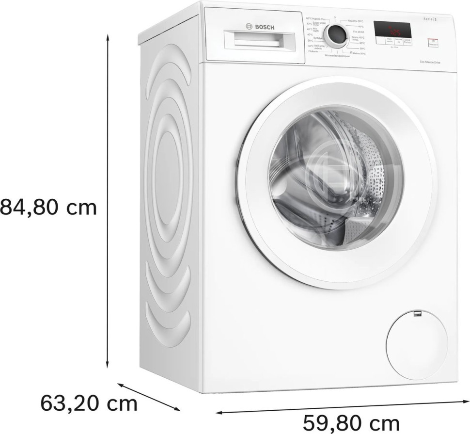 Стиральная машина Bosch Serie 2 WGE03201PL