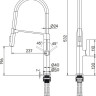 Смеситель Paulmark Barrel BA214029-CR (хром/черный)