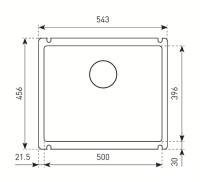 Кухонная мойка Zigmund &amp; Shtain Integra 500 (Индийская ваниль)