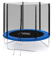 Батут Atlas Sport 252 см - 8ft Basic с внешней сеткой и лестницей