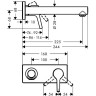 Смеситель Hansgrohe Talis S 72111000 для раковины