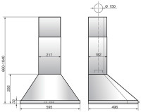Вытяжка Elikor Сигма 90П-650-К3Д (молоко/бронза)
