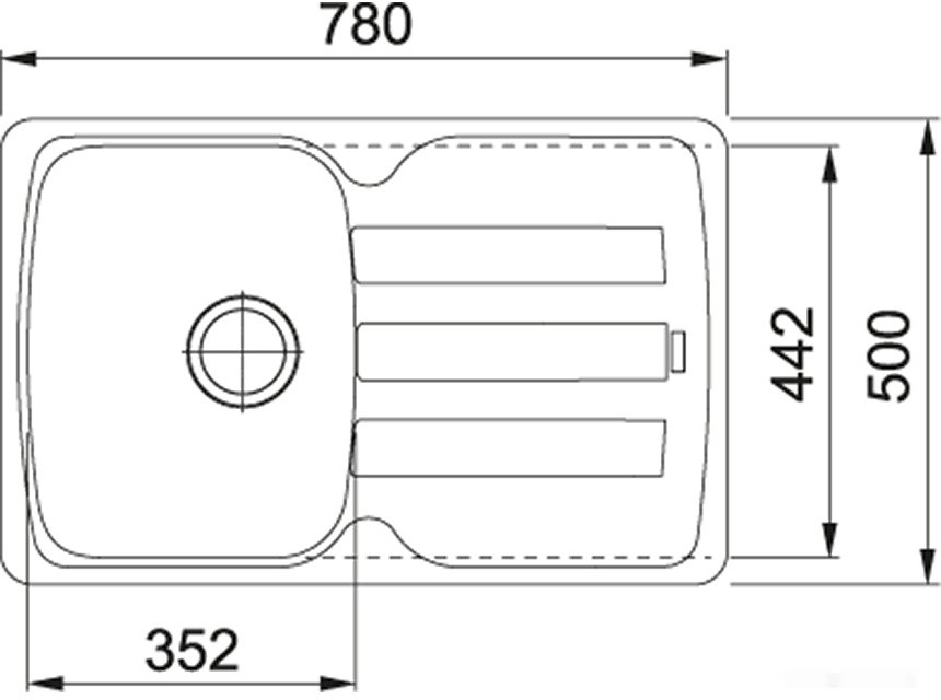 Кухонная мойка Franke Antea AZG 611-78 (бежевый)