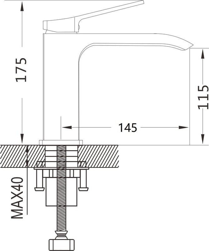 Смеситель Shevanik S4101G