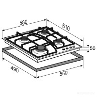 Варочная панель Zigmund &amp; Shtain M 27.6 W