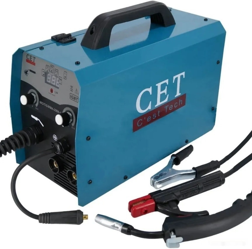 Сварочный инвертор CET MIG/TIG/MMA-200A-1