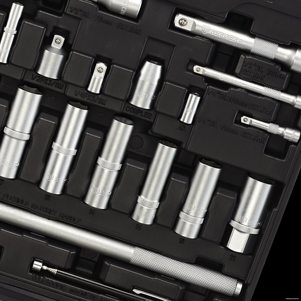 Универсальный набор инструментов Berger BG135-1214 (135 предметов)