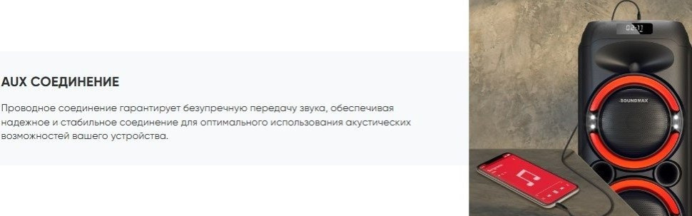 Патибокс SoundMAX SM-MS4101