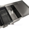 Кухонная мойка Stellar Decor S6550NB-L-D (нано черный)