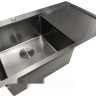Кухонная мойка Stellar Decor S6550NB-L-D (нано черный)
