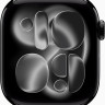 Умные часы Apple Watch Series 11 46 мм (алюминиевый корпус, черный/черный, спортивный силиконовый ремешок M/L)