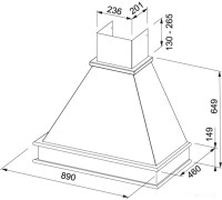 Вытяжка Franke Country Wood FCL 90 A2 321.0592.488 (белый)