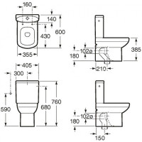 Унитаз Roca Dama Senso [342518000]