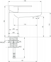 Смеситель Deante Alpinia BGA 021M