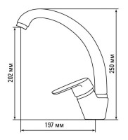 Смеситель Granula GR-4003 (Графит)