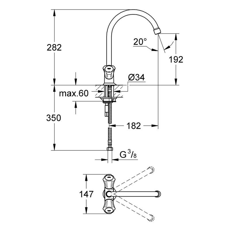 Смеситель Grohe Costa L 31831001