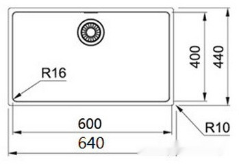 Кухонная мойка Franke FEX 110-60
