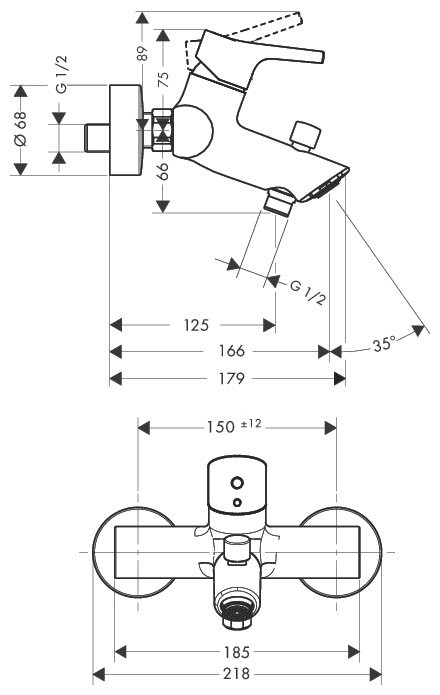 Смеситель Hansgrohe Talis S 72400000