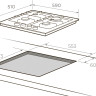 Варочная панель Midea MG685TGW