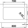 Кухонная мойка Blanco Solis 700-U 526125 (полированная)