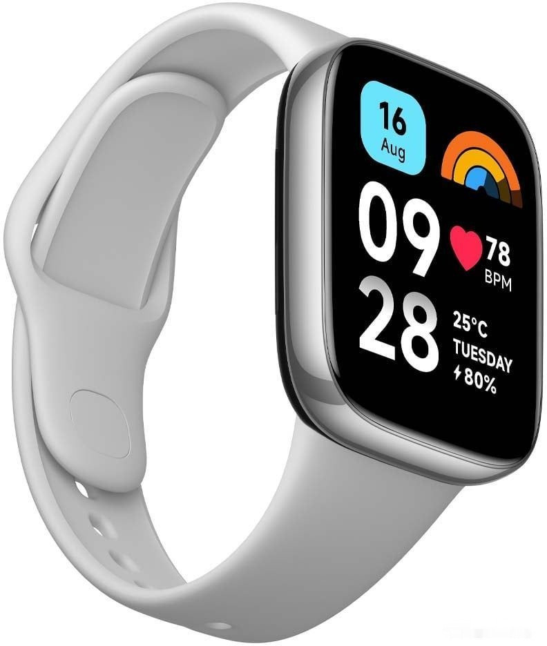 Умные часы Xiaomi Redmi Watch 3 Active (серый, международная версия)