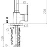 Смеситель Slezak RAV Замбези ZA007.5/7CB (белый/хром)