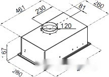 Вытяжка Maunfeld Crosby Singl 5028 (нержавеющая сталь)