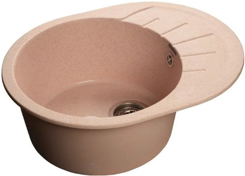 Кухонная мойка GranFest Rondo GF-R580L (светло-розовый)