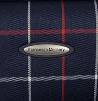 Чемодан-спиннер Francesco Molinary 219-MD1094-4-22NAV (синий)