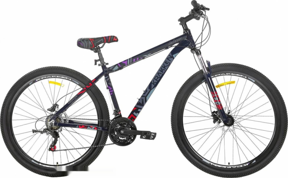 Велосипед Krakken Salazar р.20 2024 (черный/красный)