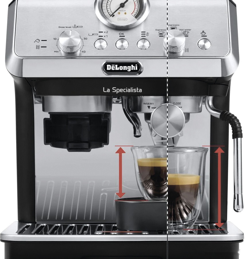 Рожковая помповая кофеварка Delonghi La Specialista Arte Manual EC9155.MB