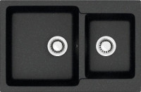 Кухонная мойка Marrbaxx Карельский камень модель 191/Q4 (черный)