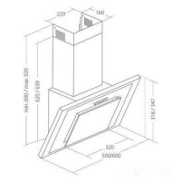 Вытяжка AKPO Nero 50 WK-4 (бежевый)