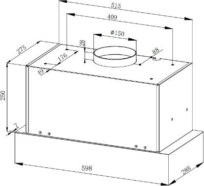 Вытяжка Zorg Bona 1260 60 M (белый)