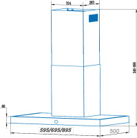 Вытяжка CATA B6-T700 XGBK 02021299
