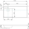 Умывальник Акватон Лондри 105 1A72833KLH01L