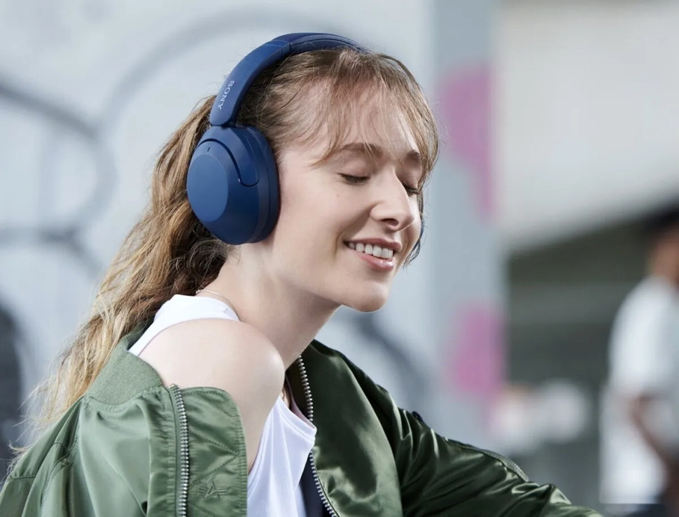 Наушники Sony WH-XB910N (синий)