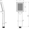 Смеситель Lauter Temp 21YH50427-4 с лейкой Living Serene 21S00103