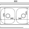 Кухонная мойка Mixline 528171