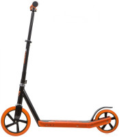 Самокат Novatrack Polis 230 Plasticnf 230PNF.POLIS.OR20 (черный/оранжевый)