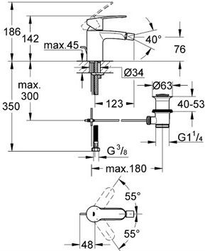 Смеситель Grohe Eurostyle Cosmopolitan 33565 002