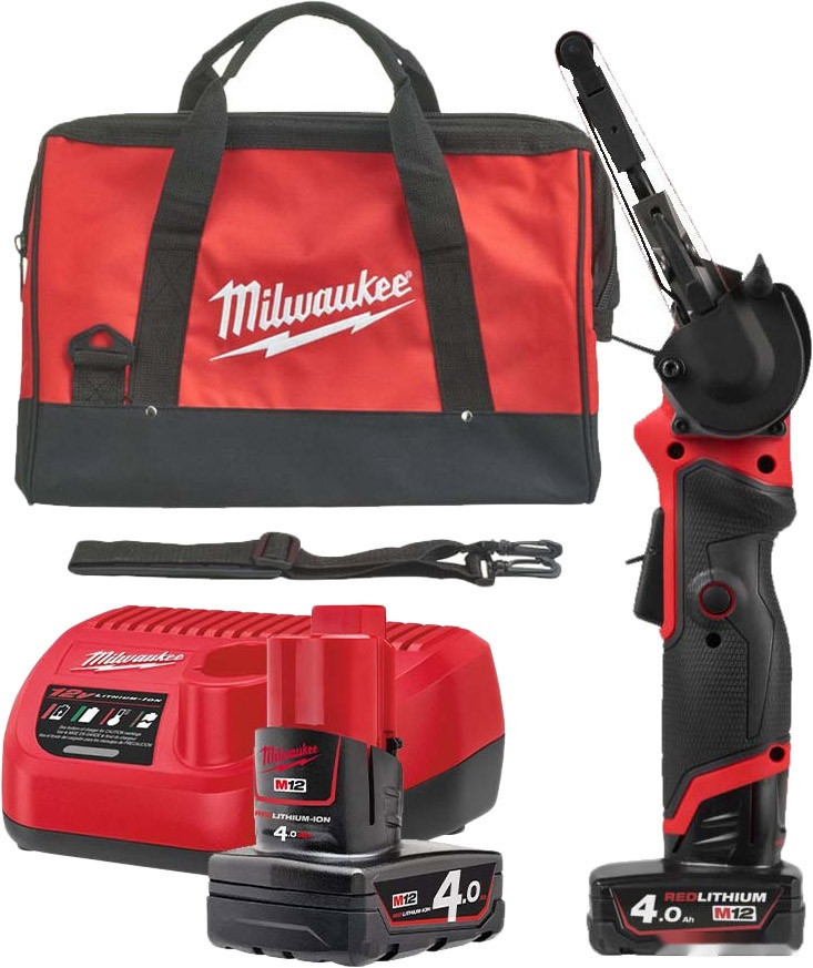 Угловая шлифмашина Milwaukee M12 Fuel FBFL13-402B (с 2-мя АКБ, сумка)