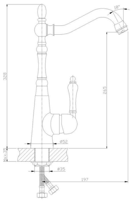 Смеситель Rossinka Silvermix Z35-20U