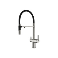 Смеситель Paulmark Gravity Gr213888-BS (стальной/нержавеющая сталь)